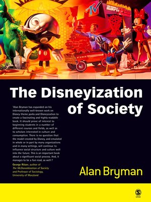 cover image of The Disneyization of Society